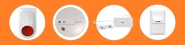 Беспроводная сигнализация GSM WiFi TUYA + камера-пустышка