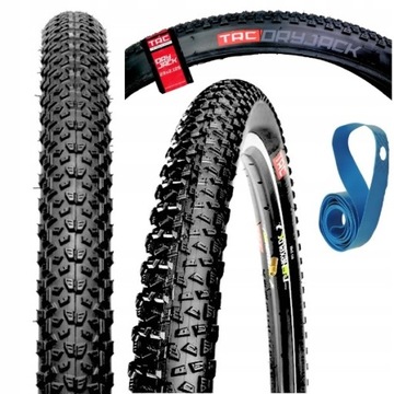 Opona Rowerowa 27,5 x 2,1 MTB + opaska na obręcz zestaw opony rowerowe 27,5