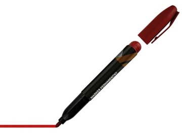 Marker budowlany permanentny czerwony 2mm