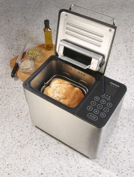 ХЛЕБОПЕЧКА АВТОМАТИЧЕСКАЯ ВЫПЕЧКА KENWOOD BM450 SILVER 750 Вт INOX