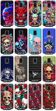ETUI NA TELEFON XIAOMI REDMI NOTE 9S 9 PRO CASE OBUDOWA ZE WZOREM + SZKŁO