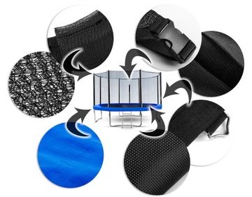 Садовый батут 14 футов 427 см Corciano уличная сетка для детей