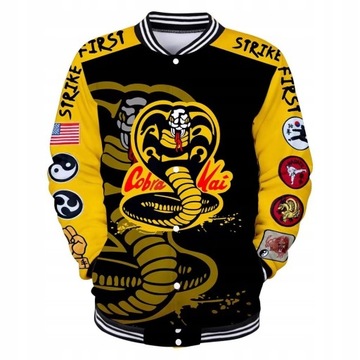 РАЗМЕРЫ БЕЙСБОЛЬНОЙ ТОЛСТОВКИ COBRA KAI