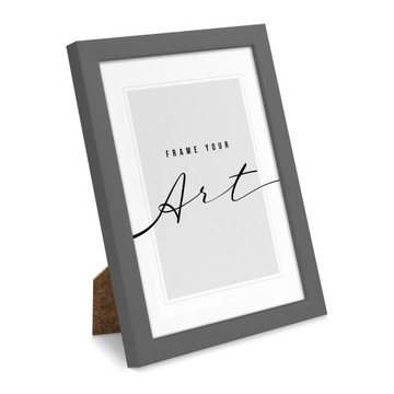 RAMA NA ZDJĘCIA PLAKAT SZARA 13X18