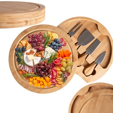 Бамбуковая доска для закусок и сыра Andra