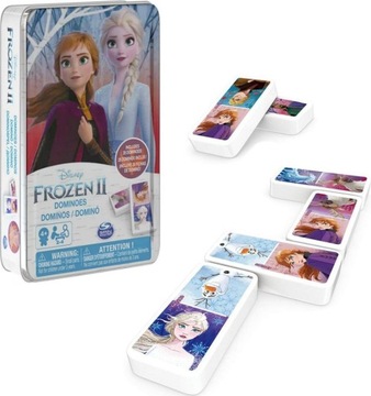 Spin Master Frozen II Domino w puszce metalowej