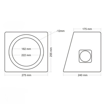 BASSER C88 8 ДЮЙМОВ ЗАКРЫТОГО КОРОБКИ + ДИНАМИК BASSFACE INDY A8/4 200 Вт RMS