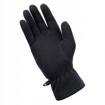 Damskie rękawiczki polarowe Hi-tec rękawice zimowe Lady salmo black L/XL