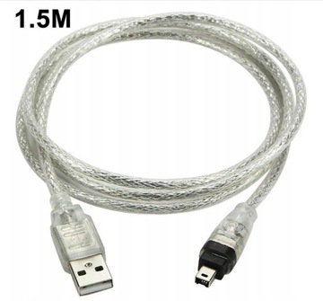 Kabel USB Męski Na Wtyczkę Firewire Do Mini 4-pin