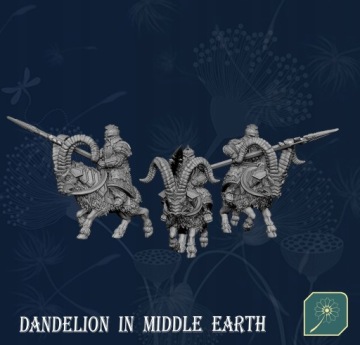 Гномьи овечьи всадники x5 - DIME - Minifaction