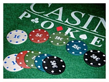 Жетоны номиналом 6 грамм, в рулоне 50 штук.