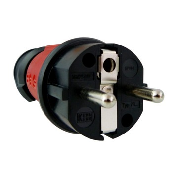 Wtyczka przenośna 16A 230V IP44 Uni-Schuko 2487