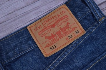 LEVIS 511 Męskie Spodnie Jeansowe Jeansy W32 L30