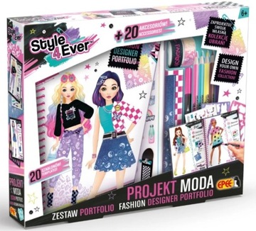 PROJEKT MODA ZESTAW PORTFOLIO MODOWE 09443 EPEE