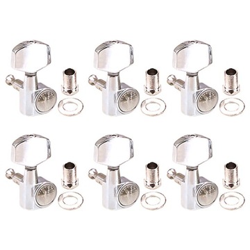 6 шт. гитарные колки, колки для акустической гитары, инструменты для настройки гитары, ключ для настройки гитары