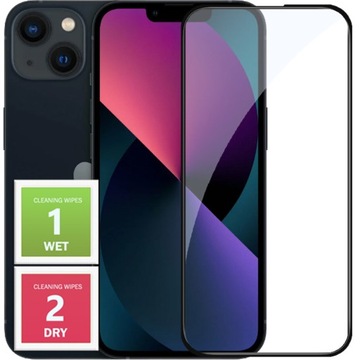 SZKŁO HARTOWANE 5D NA CAŁY EKRAN DO IPHONE 13 / 13 PRO SZYBKA SZKIEŁKO 9H