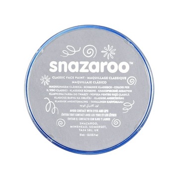 Farba do twarzy 18 ml jasno szara Snazaroo 1118122