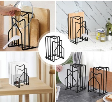 ОРГАНАЙЗЕР ПОДСТАВКА ДЕРЖАТЕЛЬ ДЛЯ ДОСКИ КРЫШКИ ТАРЕЛКИ КНИГИ МЕТАЛЛ