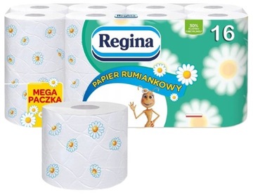 PAPIER TOALETOWY RUMIANKOWY REGINA 3W 16 sztuk