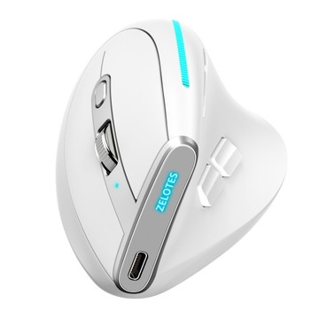 ZELOTES F-36 Bezprzewodowa pionowa mysz Bluetooth