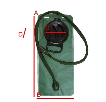 Емкость для воды емкостью 2,5 л. Hydropak Bag Гидратационный картридж DUC Резервуар для оливок.