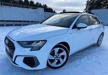Audi A3 8Y 2022 Audi A3 Sportback salon PL FV VAT 23 S Line panorama 1.5 Hybryda