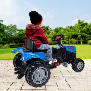 ТРАКТОР С ПЕДАЛАМИ ОГРОМНЫЙ ТРАКТОР ДЛЯ ВЕЛОСИПЕДА ДЛЯ ДЕТЕЙ 95см ГРУГ 95см