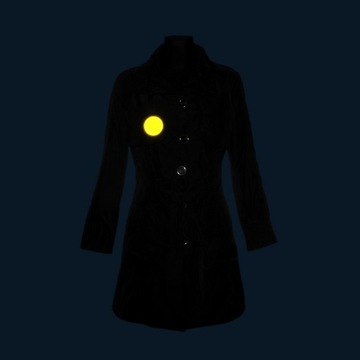 СВЕТООТРАЖАЮЩИЙ ЗНАК, ЖЕЛТАЯ КНОПКА