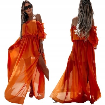 ПЛАТЬЕ AIR MAXI UNIQUE PAREO COLORS XL