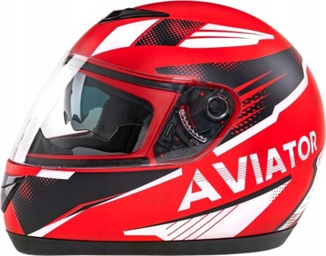 KASK MOTOCYKLOWY MAT NA SKUTER MOTOR Z SZYBĄ GSB L
