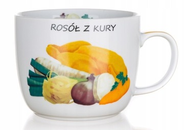 KUBEK miska na zupę DO ZUPY ROSÓŁ 730 ml duży