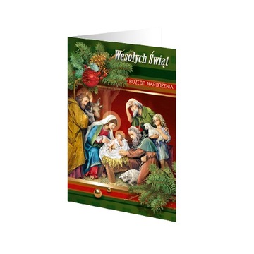 KARNET LAURKA KARTKA ŚWIĘTA BN KOPERTA OPŁATEK II