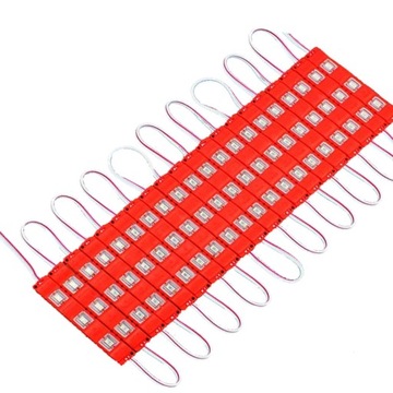 ZESTAW 20szt Moduł LED 3 x 5730 1,5 WAT Czerwony