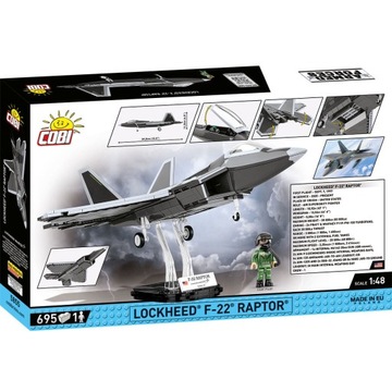 COBI-5855 БЛОКИРУЕТ САМОЛЕТ LOCKHEED F-22 RAPTOR 695 КЛАССА.