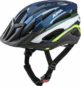 Kask Alpina MTB17 niebieski-neon 54-58