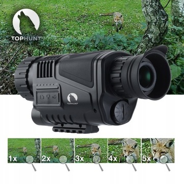TOPHUNT NVI-480 ИК прибор ночного видения, дальность 200м + 32ГБ
