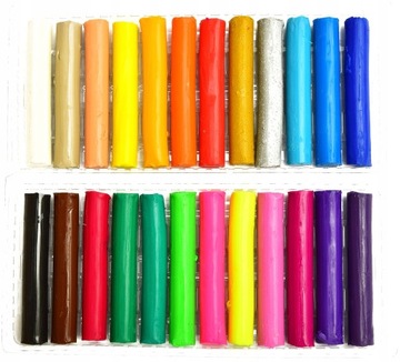 ШКОЛЬНЫЙ ПЛАСТИКИН 24 цвета + КОД - BAMBINO