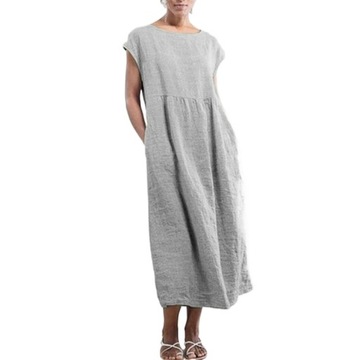 Sukienka na co dzień glamour midi rozmiar XL