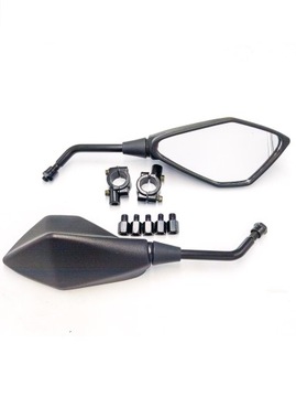 Черные зеркала с креплениями на руле для Quad