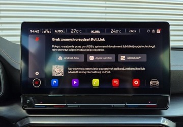 Cupra Leon II Hatchback 1.5 eTSI MHEV 150KM 2023 Cupra Leon 1.5eTSI 150KM Cupra DSG Pakiety Skora Navi Beats Audio Kamera A, zdjęcie 25