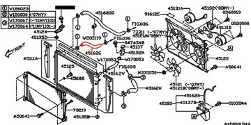 SUBARU TRIBECA PŘÍVOD WAZ CHLADIČŮ VODY 3.6