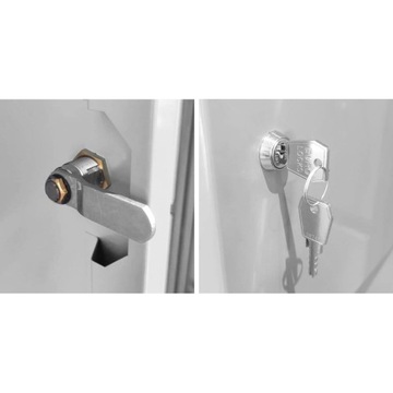 B671 Замок для шкафа с плоским кулачком Euro-Locks