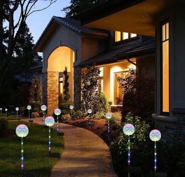 4x СОЛНЕЧНАЯ ЛАМПА ДЛЯ САДА УКРАШЕНИЕ ОДУВШИНКИ 150 LED