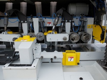 Четырехсторонний строгальный станок мокрого типа, 6 головок + универсальный Leadermac 723 29/22