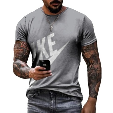 Koszulki męskie Napis 3D nadruk męska koszulka koszulki sportowe letnie ove