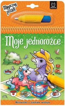 WODNA MALOWANKA z magicznym pisakiem wodnym dla DZIECI MOJE JEDNOROŻCE
