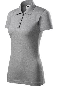 MALFINI SINGLE J. 223 DOPASOWANA DAMSKA koszulka polo bluzka BAWEŁNIANA S
