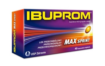 Ibuprom MAX Sprint 0,4g kapsułki 40szt