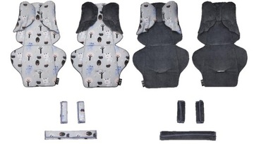 ZESTAW WKŁADKA DO SPACERÓWKI Z PODUSZKĄ S RZ