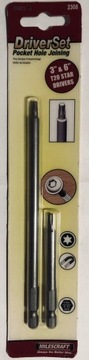 Набор бит Torx 2 шт. T20 Driveset Milescraft.
